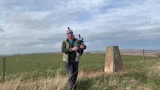 Trig Point Tunes for Parkinsons, 2/100, Alemuir Hill, Scottish Borders - The Ale Is Dear!