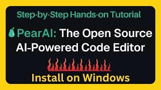 PearAI: AI Code Editor - Open-Source Alternative of VSCode - Install on Windows