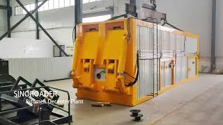 Hydraulic Drummed Bitumen Decanter | Bitumen Melting Machine