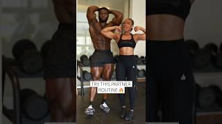 Partner workout routine to sculpt those abs/arms  #partnerworkout #fitness #fitnessmotivation