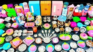 6 Minutes Satisfying with Unboxing Hello Kitty Sanrio Kitchen Set | Mini Barbie ASMR Kitchen Set