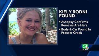 Autopsy confirms Kiely Rodni’s remains found in car at Prosser Creek Reservoir