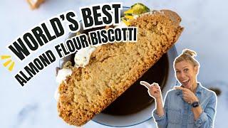 World's Best ALMOND FLOUR BISCOTTI 𑗅 Gluten-Free Rusk