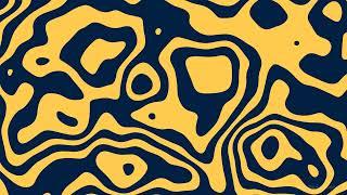 Gold & Navy Topographic Wave Wallpaper | 7-Hour 4K Loop • UltraHD Live Background / Screensave