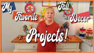 My Favorite Fall Decor Projects | The Sewing Room Channel