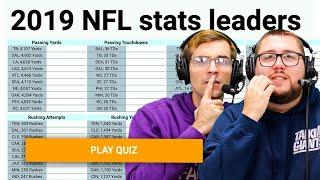 Can we name EVERY 2019 NFL stat leader?