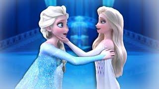 IF Elsa blue dress MEETS Elsa White dress