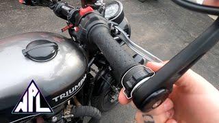 The Triumph Speed Twin has Cruise Control!! // Kaoko Throttle Stabilizer Install // 4k