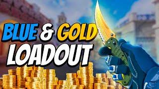 INSANE Budget Gold & Blue CS2 Loadout! - The Best CS2 Skins, Knife & Gloves (2024)