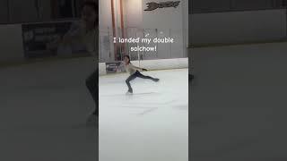 Double Salchow Achieved! #figureskating #synchronizedskating #skating #iceskate #usfigureskating
