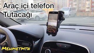 Vantuzlu Torpido Üstü Teleskobik Araç İçi Telefon Tutucu