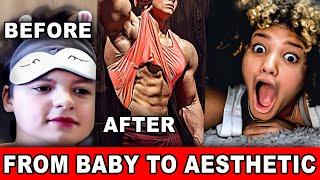 Elite Lifter Pretended to be a BABY FACE SLEEPER BUILD | GIRLS going NUTS... Best reactions of 2023