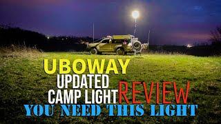MUST HAVE CAMP LIGHT - Uboway Camp Light Review NEW 2022 MODEL (With Free Giveaway)