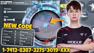 PUBG 3.5 Update  Best Sensitivity Code & 5 Fingers Control Settings | BGMI / Pubg Mobile 2024