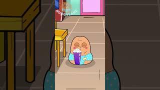 NUGGYLAND meet Grimace Shake  #shorts