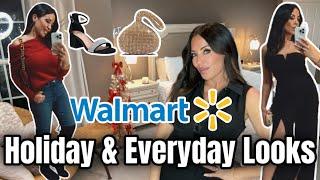 WALMART ALL *NEW* CLOTHING HAUL Holiday & Everyday Looks! #walmartwednesday #walmartfashion