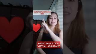 BASIC SKILLS OF A VIRTUAL ASSISTANT (MUST HAVE)