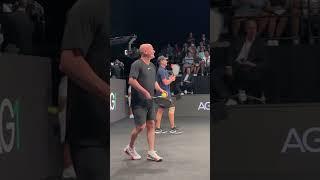  When Andre Agassi Spotted His Wife Steffi Graf in the Crowd #agassi #pickleball #shorts
