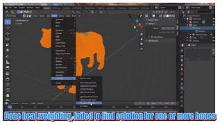 Fixing Rigging Problem, Blender 2.81a, Bone heat weighting, failed to find solution for bones