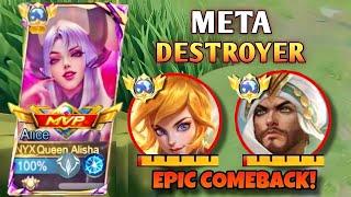 THIS KHALEED & FANNY REGRETS WHAT THEY DID TO ALICE (they've got karma )| ALICE EPIC COMEBACK |MLBB