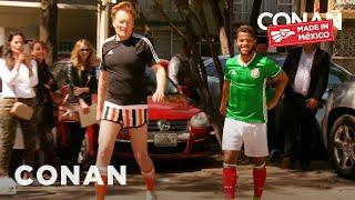 Conan Plays Fùtbol With Giovani Dos Santos | CONAN on TBS