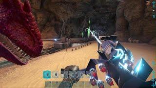 ARK: Stego Rushing spider cave with the boys - #Blue Fibercraft