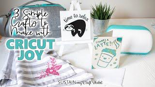 3 Simple Crafts and Gift Ideas to Make with Cricut Joy!