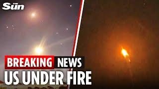 Explosions heard in Qatar as Iran shoots missiles towards US airbase in 'revenge' attack