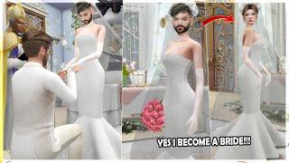 Man Became A Pretty Bride  - Boys to girls Transformation [Skinsuit] | Sims4Story