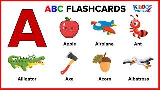 ABC Alphabet Video Chart - Learning The Letters and English Vocabulary for Preschool