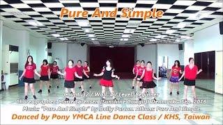 Pure And Simple｜Line Dance by Marie Sørensen｜Demo & Walkthru｜單純｜含導跳