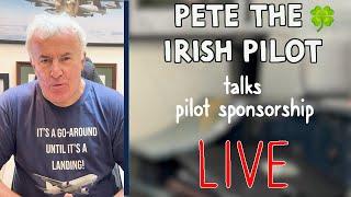 Pete discusses pilot sponsorship! (24th June 2024 LIVE)