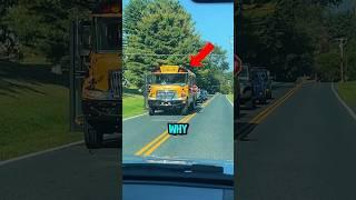 Why School Bus Are Yellow?  #didyouknow #shortsvideo #trivia #facts