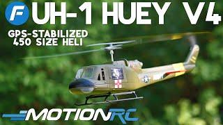 Fly Wing UH-1 Huey 450 Size V4 GPS Stabilized RC Helicopter | Motion RC