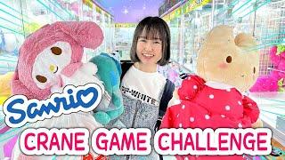 $300 HELLO KITTY CRANE GAME CHALLENGE!!! #sanrio