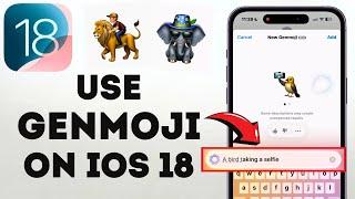 How To Make AI Emojis in iOS 18 I Genmoji Tutorial