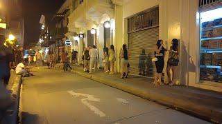 Colombia Cartagena Clock Tower Nightlife