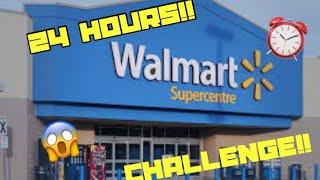 OVERNIGHT CHALLENGE AT WALMART! GONE WRONG!