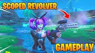 *NEW* SCOPED REVOLVER GAMEPLAY!! Fortnite Battle Royale