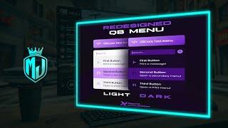 [FREE] QB Menu & QB Input Redesign | Sleek FiveM Script | MJ DEVELOPMENT