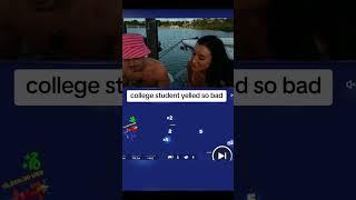 college student yelled so hard #kickstreaming #gambling #rydurz #shorts