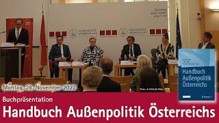 Buchpräsentation: Handbuch Außenpolitik Österreichs