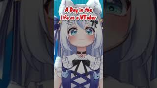 A Day in the life of a VTuber  #gervtuber #vtuber #snowfox #roadtoidol #idol