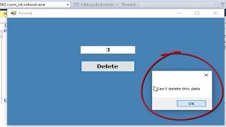 VB.net and SQL tutorial: Delete button with SQL database in vb.net and prevent delete data