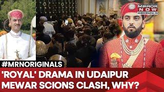 Mewar Royal Family Clash In Udaipur | Tensions, Stone Pelting Outside Udaipur Palace, What Happened?