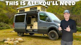 INSANE 3-in-1 Van is Your Camper, Truck & Passenger Vehicle