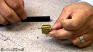 Re-Installing Schlage Lock Cylinder Driver Pins & Springs (That have fallen out during re-keying)