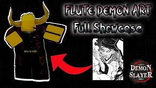 Flute Demon Art Full Showcase | Demon Slayer RPG 2 [Roblox]