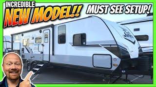 NEW MODEL Improves on Old Design! 2024 Jay Feather 29QBH Travel Trailer by Jayco RV