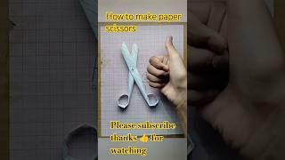 SCISSORS ORIGAMI TUTORIAL] HOW TO MAKE A PAPER SCISSOR.